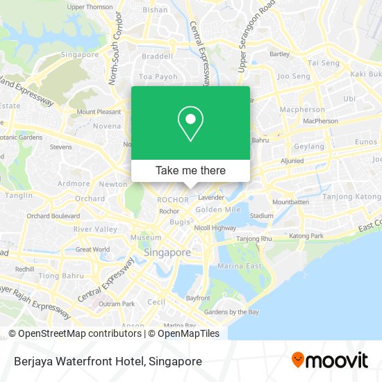 Berjaya Waterfront Hotel map