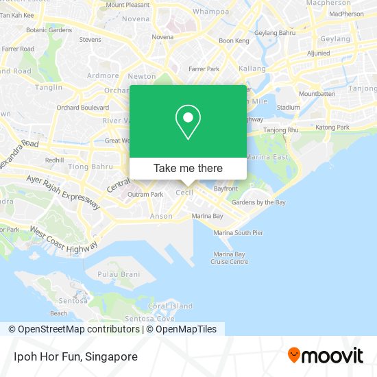 Ipoh Hor Fun map