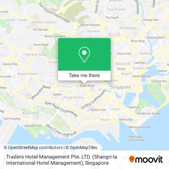 Traders Hotel Management Pte. LTD. (Shangri-la International Hotel Management) map