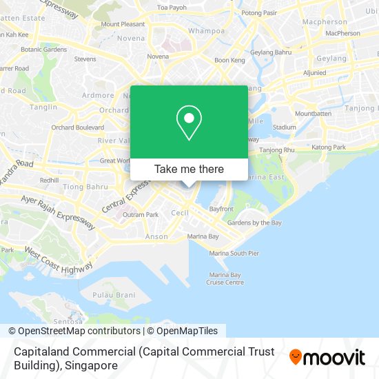 Capitaland Commercial (Capital Commercial Trust Building)地图