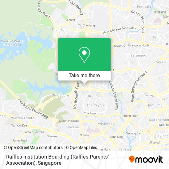 Raffles Institution Boarding (Raffles Parents' Association) map