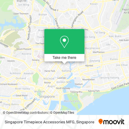 Singapore Timepiece Accessories MFG map