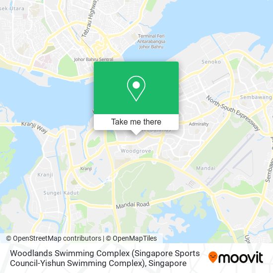 Woodlands Swimming Complex (Singapore Sports Council-Yishun Swimming Complex)地图