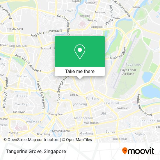 Tangerine Grove map