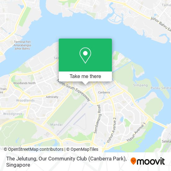 The Jelutung, Our Community Club (Canberra Park) map