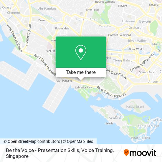 Be the Voice - Presentation Skills, Voice Training map