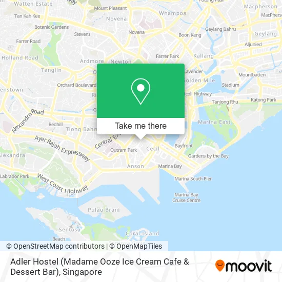 Adler Hostel (Madame Ooze Ice Cream Cafe & Dessert Bar) map
