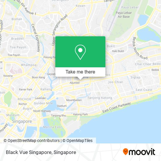 Black Vue Singapore map