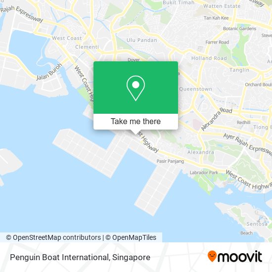Penguin Boat International map