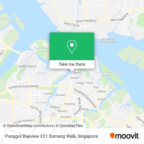 Punggol Bayview 321 Sumang Walk地图