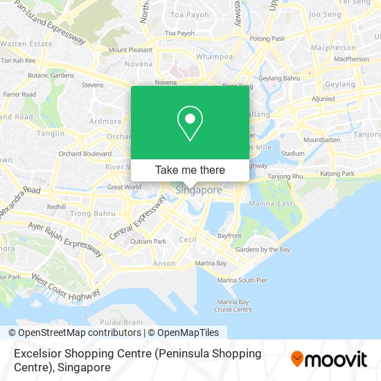 Excelsior Shopping Centre (Peninsula Shopping Centre) map