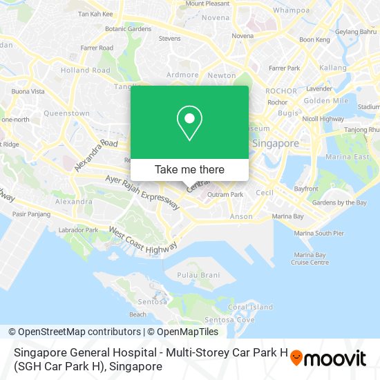 Singapore General Hospital - Multi-Storey Car Park H (SGH Car Park H) map
