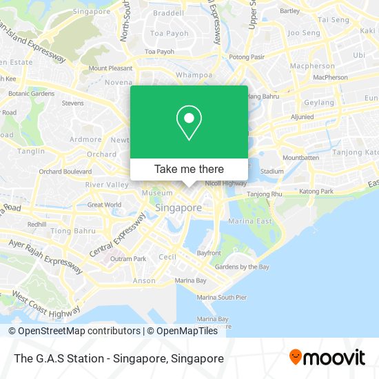 The G.A.S Station - Singapore map