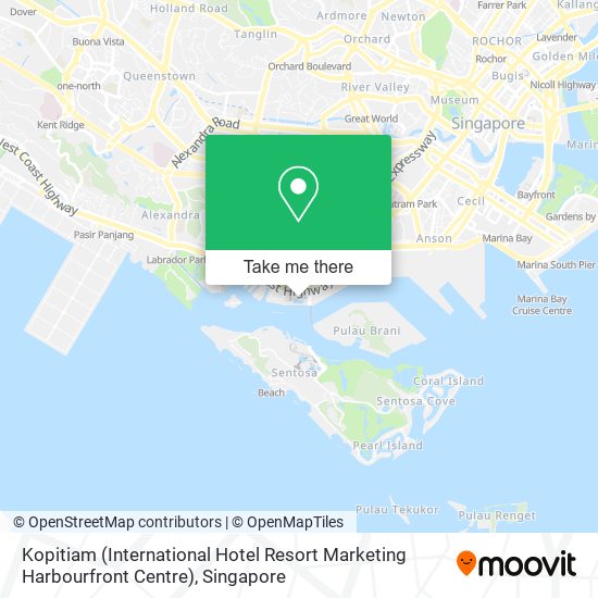 Kopitiam (International Hotel Resort Marketing Harbourfront Centre)地图