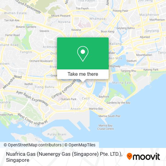 Nuafrica Gas (Nuenergy Gas (Singapore) Pte. LTD.) map