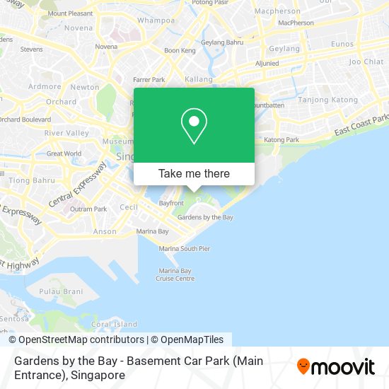 Gardens by the Bay - Basement Car Park (Main Entrance) map