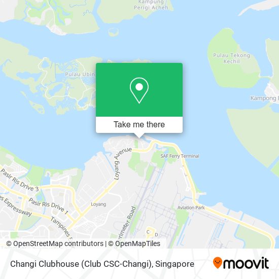 Changi Clubhouse (Club CSC-Changi) map