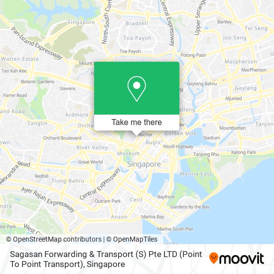 Sagasan Forwarding & Transport (S) Pte LTD (Point To Point Transport) map