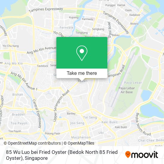 85 Wu Luo bei Fried Oyster (Bedok North 85 Fried Oyster) map