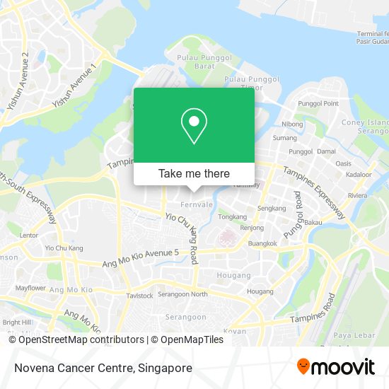 Novena Cancer Centre map