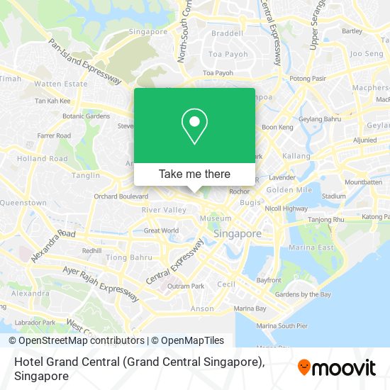 Hotel Grand Central (Grand Central Singapore) map