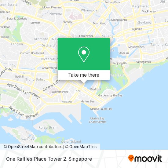 One Raffles Place Tower 2 map