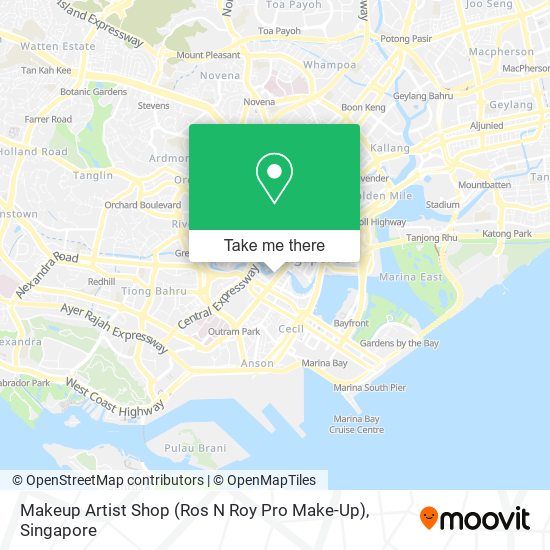 Makeup Artist Shop (Ros N Roy Pro Make-Up) map