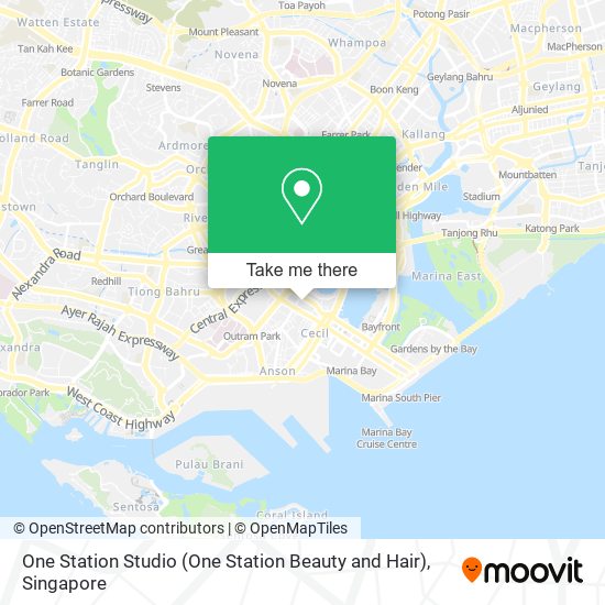One Station Studio (One Station Beauty and Hair) map