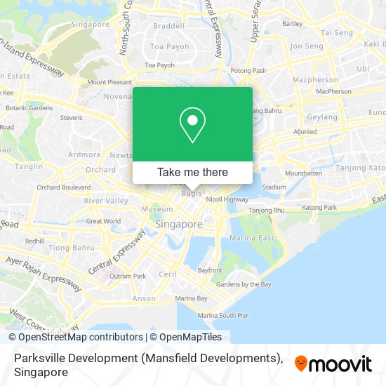 Parksville Development (Mansfield Developments) map