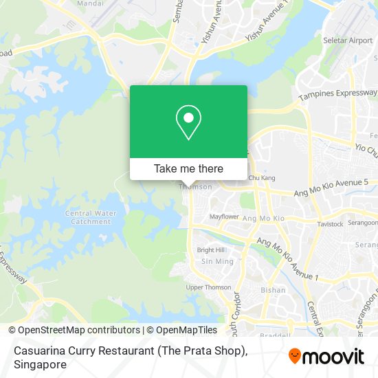 Casuarina Curry Restaurant (The Prata Shop) map