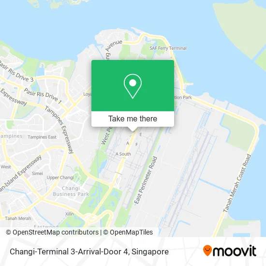 Changi-Terminal 3-Arrival-Door 4 map
