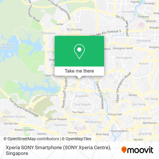 Xperia SONY Smartphone (SONY Xperia Centre) map
