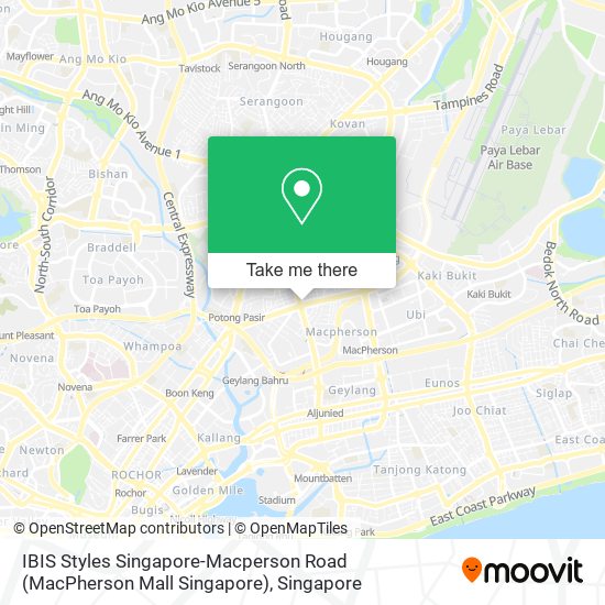 IBIS Styles Singapore-Macperson Road (MacPherson Mall Singapore)地图