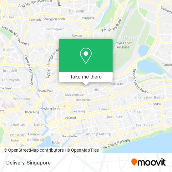 Delivery map