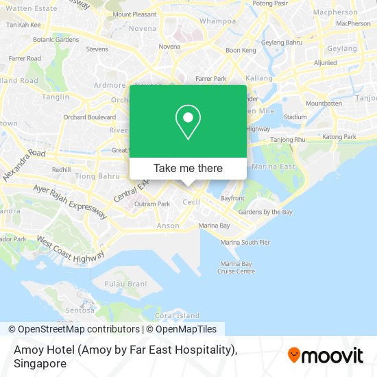 Amoy Hotel (Amoy by Far East Hospitality) map