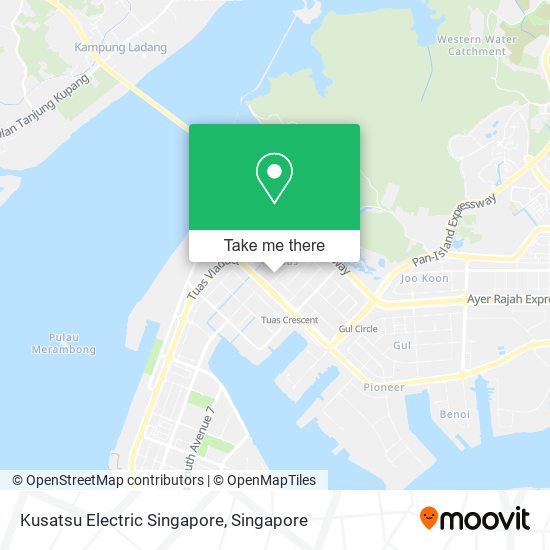 Kusatsu Electric Singapore map