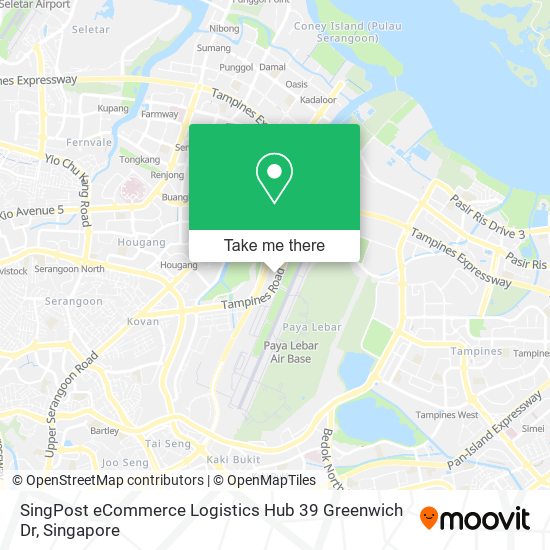 SingPost eCommerce Logistics Hub 39 Greenwich Dr map
