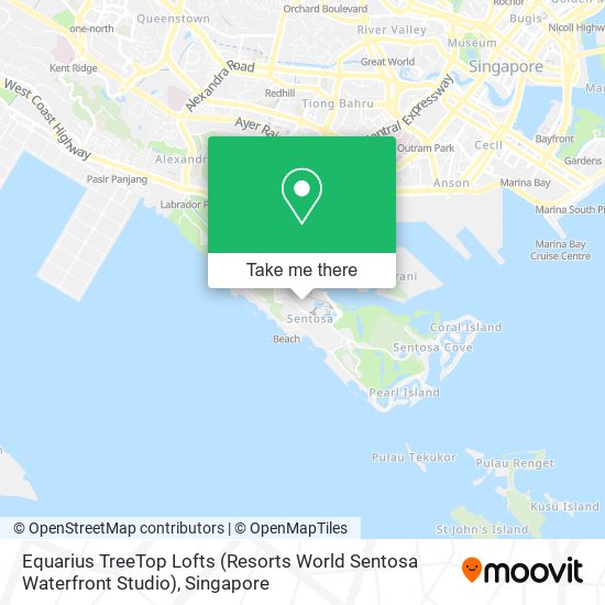 Equarius TreeTop Lofts (Resorts World Sentosa Waterfront Studio)地图