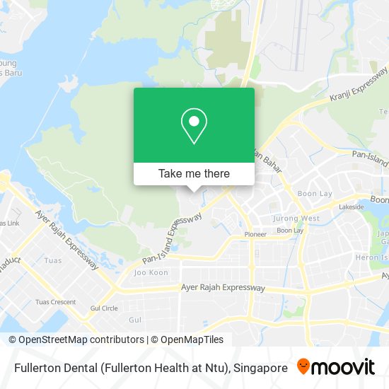 Fullerton Dental (Fullerton Health at Ntu) map