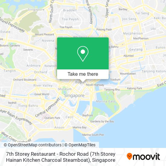 7th Storey Restaurant - Rochor Road (7th Storey Hainan Kitchen Charcoal Steamboat) map