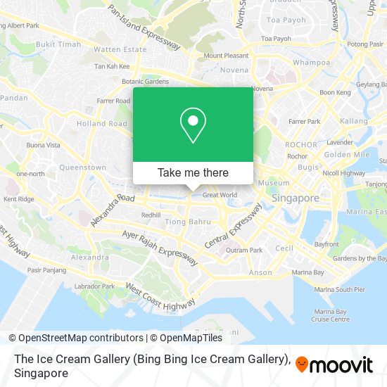 The Ice Cream Gallery map