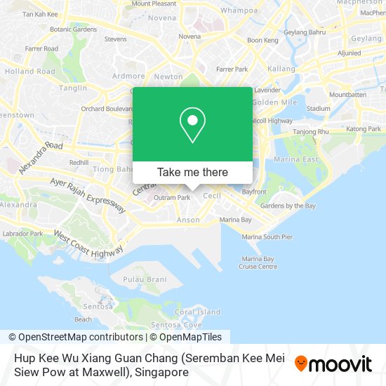 Hup Kee Wu Xiang Guan Chang (Seremban Kee Mei Siew Pow at Maxwell) map