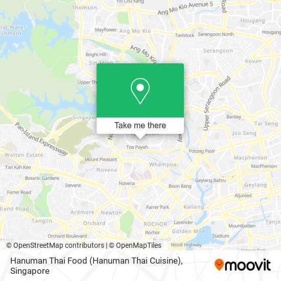 Hanuman Thai Food (Hanuman Thai Cuisine)地图