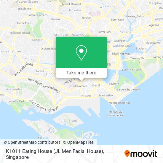 K1011 Eating House (JL Men Facial House) map