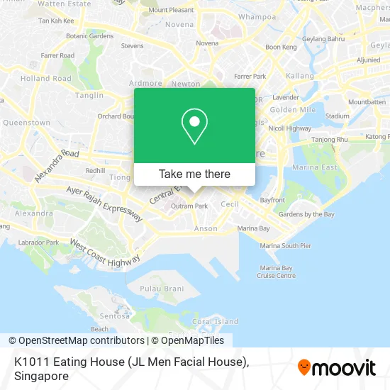 K1011 Eating House (JL Men Facial House) map