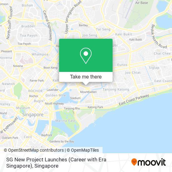 SG New Project Launches (Career with Era Singapore) map