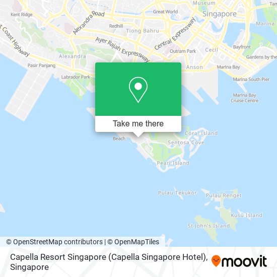 Capella Resort Singapore (Capella Singapore Hotel) map