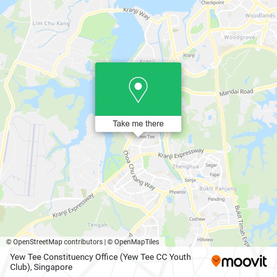 Yew Tee Constituency Office (Yew Tee CC Youth Club) map
