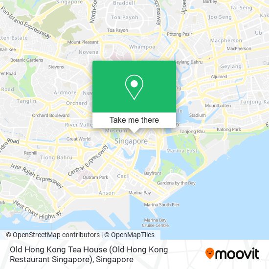 Old Hong Kong Tea House (Old Hong Kong Restaurant Singapore) map