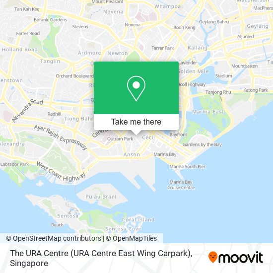 The URA Centre (URA Centre East Wing Carpark)地图